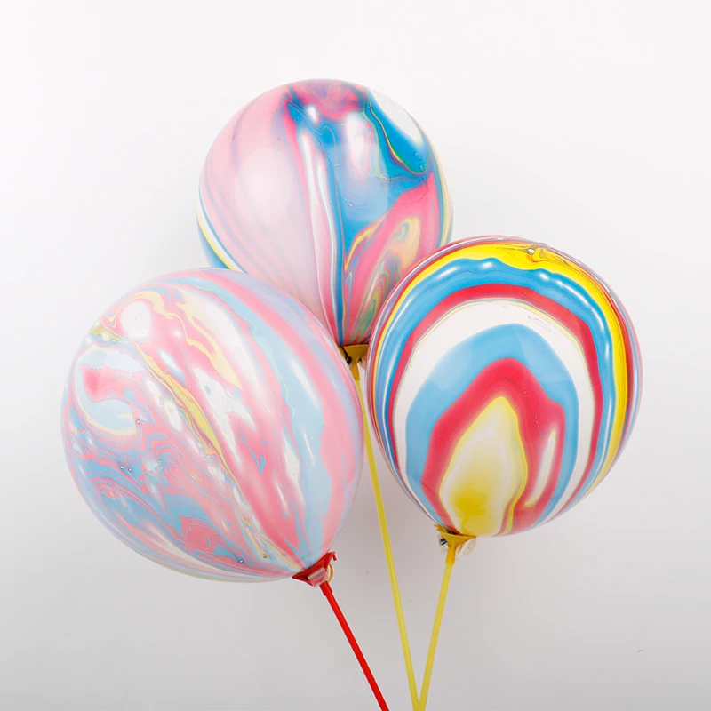 3,2 г свадебные украшения Агатовые мраморные воздушные шары 10 шт. цветные латексные воздушные шары для детского дня рождения, украшения