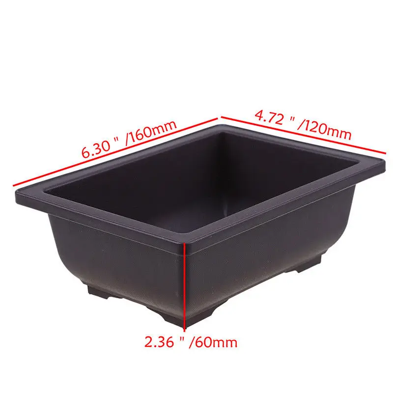 practical Flower Pot Balcony Square Basin Herb Bonsai Plant Bowl Nursery Garden Yard Box practical Flower Pot Balcony Square Basin Herb Bonsai Plant Bowl Nursery Garden Yard Box