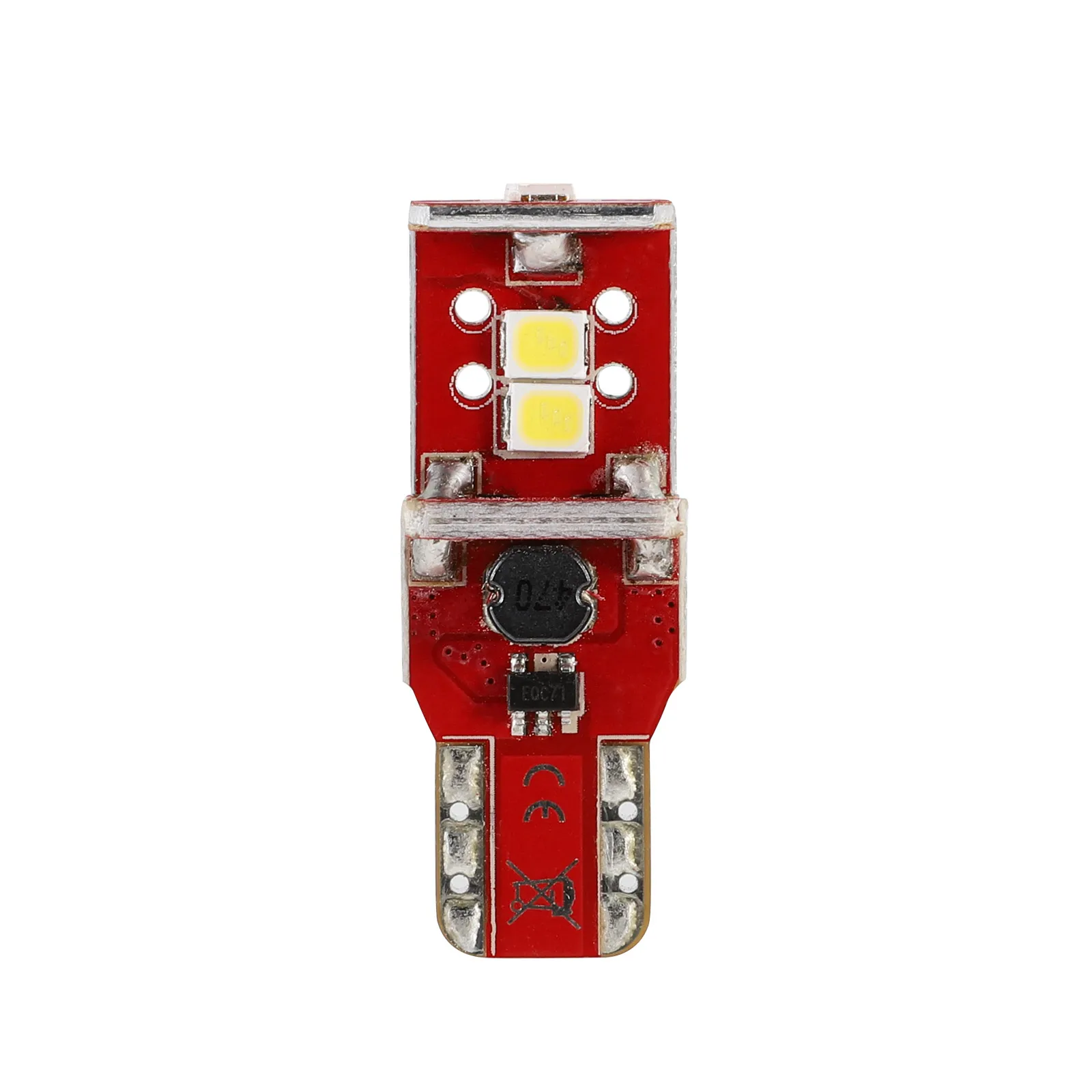 NOVSIGHT 2 шт. T10 W5W Автомобильный светодиодный светильник 2835 SMD СВЕТОДИОДНЫЙ
