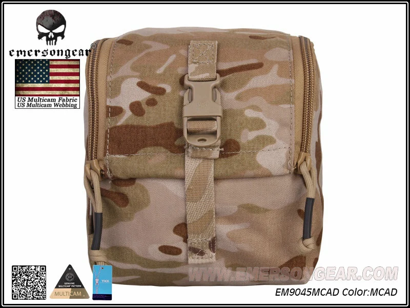 EmersonGear CP стиль Чехол Мультикам черный тактический MOLLE поясная сумка Военная GP универсальный чехол Охотничьи аксессуары - Цвет: MCAD