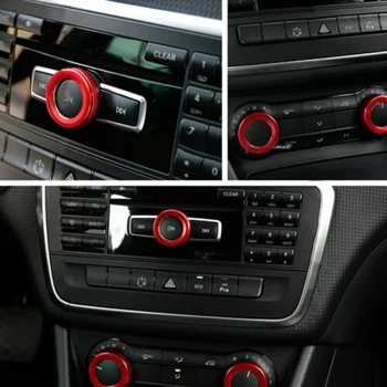 

For Mercedes-Benz A B CLA GLA Class Air-Condition Red 3pcs Practical Decorative Covers Universal