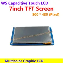 7inch Capacitive Touch LCD Display Module Drive Demo Board development 800*480 Multicolor Graphic LCD TFT TTL Screen LCM