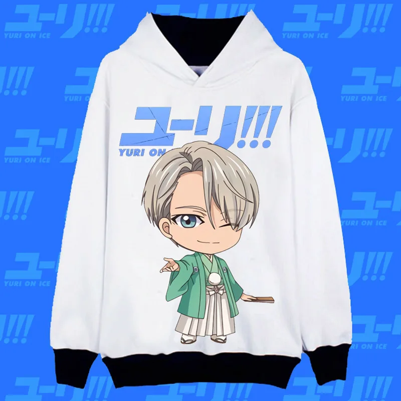 Cosworld YURI!!! On ICE Yuri Victor Katsuki Yuri Men Women Jacket Coat Sweatshirt Casual Anime Sportswear Hoodie (4)
