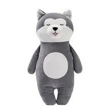 Soft Stuffed Toys Originality Standing Posture Husky Plush Toys Pillow Lint Toys Plush Doll Cartoon Dog Plush Toy