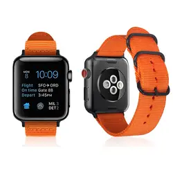 Новинка 2019 года нейлон Apple Watch группа 38 мм 40 42 44 для iWatch серии 1 2 3 4 iWatch спортивный ремешок для часов Плетеный ремешок