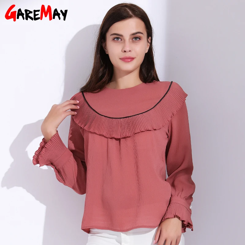 Buy Full Sleeves Tops For Women Blouse Long Sleeve