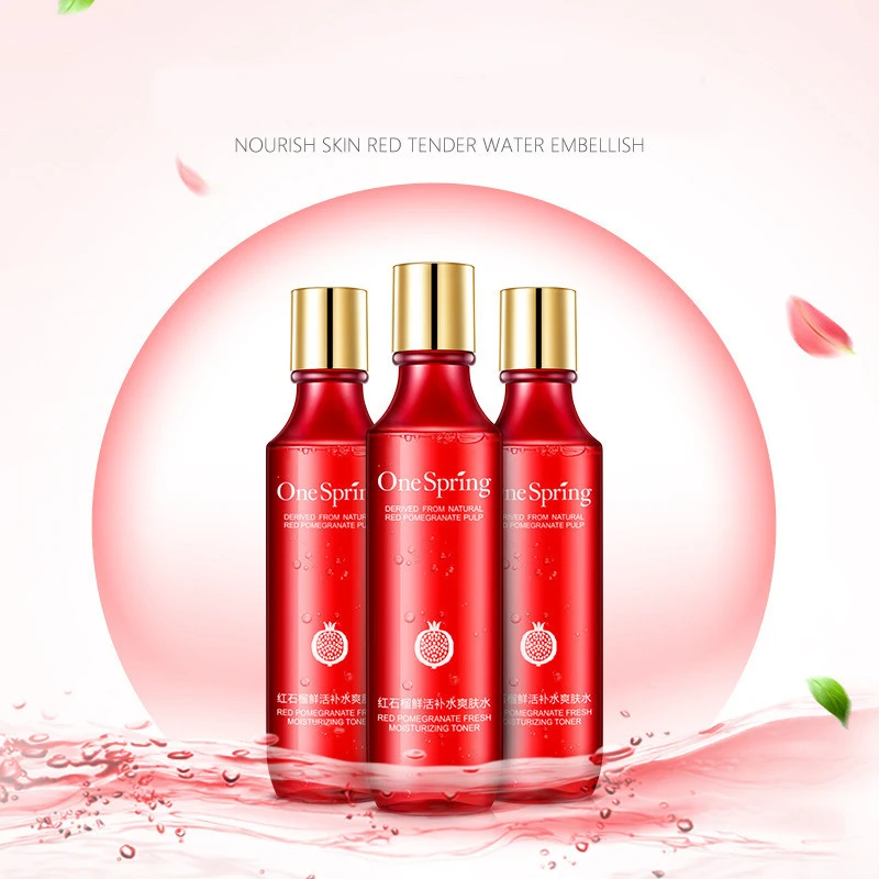 Один весенний красный гранат Nutritous Moisture Toner Сыворотка для лица Уход за кожей
