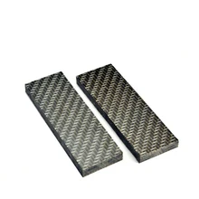 2 шт. DIY ручка ножа импортная Микарта хвостовик патч пространство доска белье Mikata решетки узор 12x4x9 см