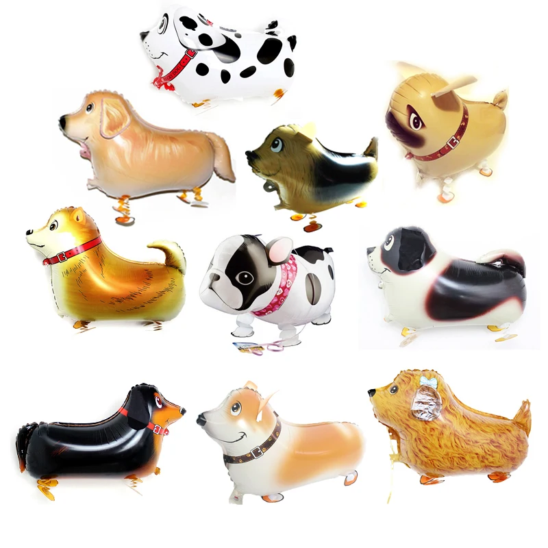 ZERODECO Dog Party Decoration Walking Animal Balloons WOOF Foil Balloon Banner Dog Faces Garland Paw Balloons for Pet Dog Doggie Puppy Animal Theme Party Supplies Decorations