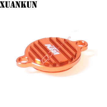 

XUANKUN KTM SXF SMR EXCF EXC Series Off - Road Motorcycle Two - Hole CNC Oil Filter Cover