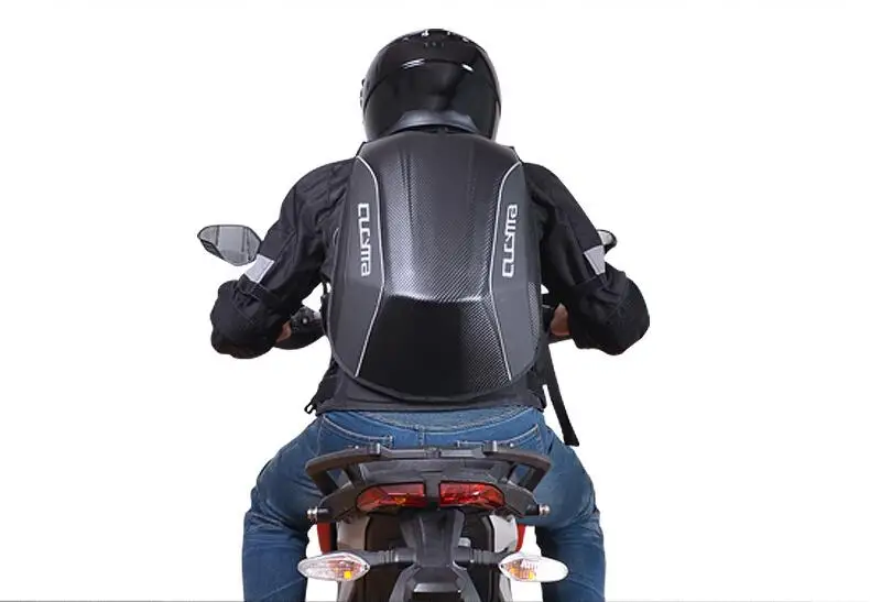 Рюкзак Для Езды На Мотоцикле для Yamaha Racing Team водонепроницаемый из углеродного волокна Жесткий корпус мотоциклетная сумка рюкзак для мотокросса