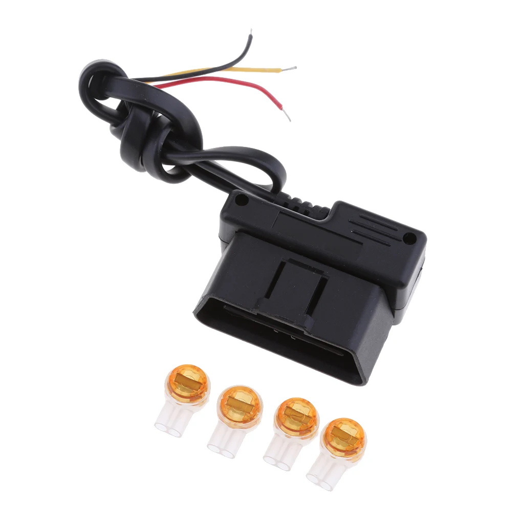 12/24V To 5V Car Dash Cam Hardwire Adapters Step Down Cables DVR OBD Buck Line 0.4Meter Portable