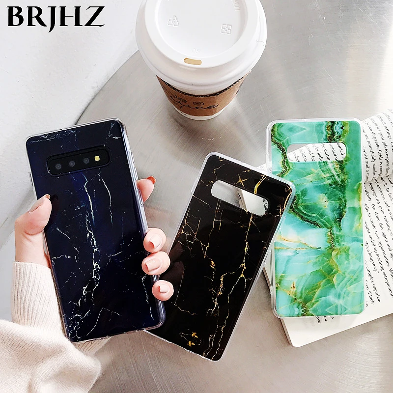 

S8 S9 S10 Plus Marble Phone Case For Samsung Galaxy S9 S8 S10 Plus S10e Case Soft TPU Cases Smooth Protective Cover shell Coque