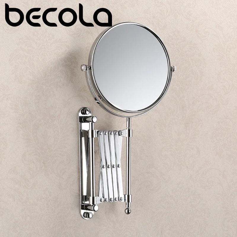 BECOLA 8 дюймовое 3X увеличительное круглое настенное зеркало для макияжа