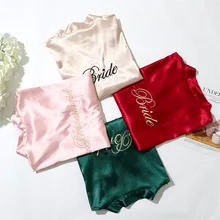 Женский летний короткий халат невесты свадебное кимоно юката Ночная рубашка леди пижамы Ночная рубашка m-xl