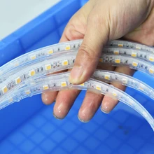 IP67 водонепроницаемая 5050 Светодиодная лента, 12V 60LED/M RGB, используется под водой для бассейна, аквариума, ванной комнаты, на открытом воздухе