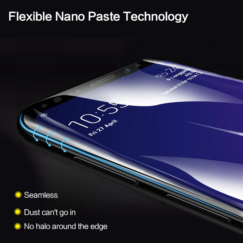 Защитная пленка SmartDevil для samsung galaxy S9 plus прозрачная Гидрогелевая с полным
