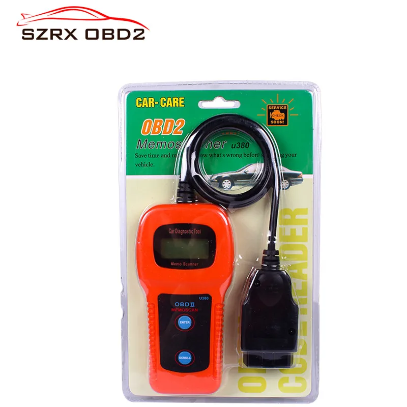 

U380 Auto Scanner OBD2 Trouble Code Reader Clear Automotive Diagnostic Equipment Detector Diagnostic Tools free shipping