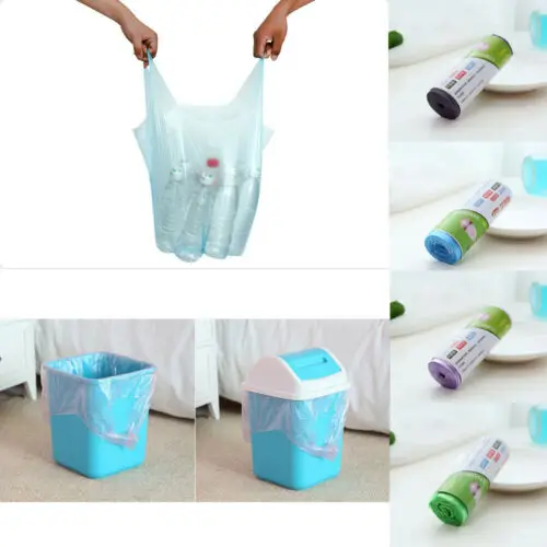 1Roll Small Garbage Bag Trash Bags Durable Disposable Plastic Home Kitchen Tool