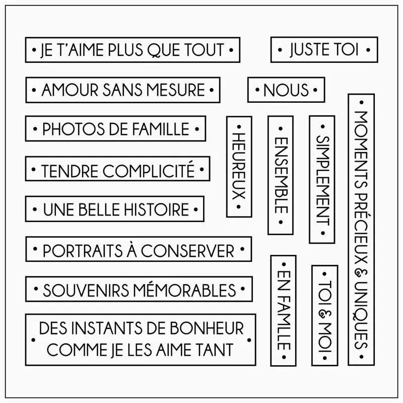 

English phrase Stamp for Scrapbooking Transparent Silicone Rubber DIY Photo Album Decor