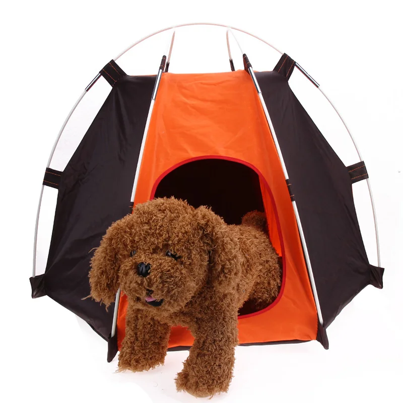 

Outdoor Portable Folding Camping Pet Tent Breathable Easy Operation hexagon Fence Shelter Rainproof Dog House Cage Dog Cat Tent