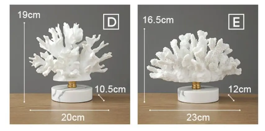 Изысканная снежно-белая МОРСКАЯ ФОРМА коралла, скульптура из смолы, Средиземноморский стиль, коралловые художественные украшения