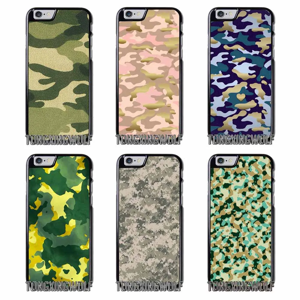Army Camo Camouflage Cover Case For Iphone 4 4s 5c 5s se 6 6s 7 8 plus