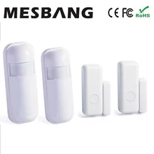 Беспроводной датчик двери и инфракрасный датчик pir датчик mhz433