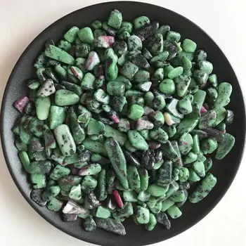 

50g Natural Red and Green Treasure Sand Gravel Degaussing Ore Crystal