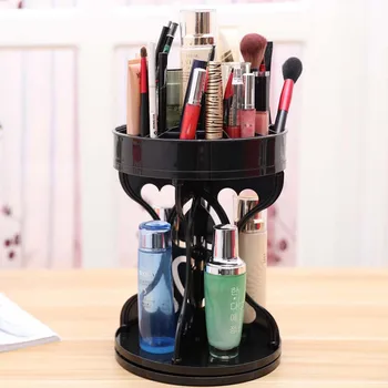 

Creative Gift Cosmetics Makeup Storage Box Can Rotate 360 Degrees To Receive Holder