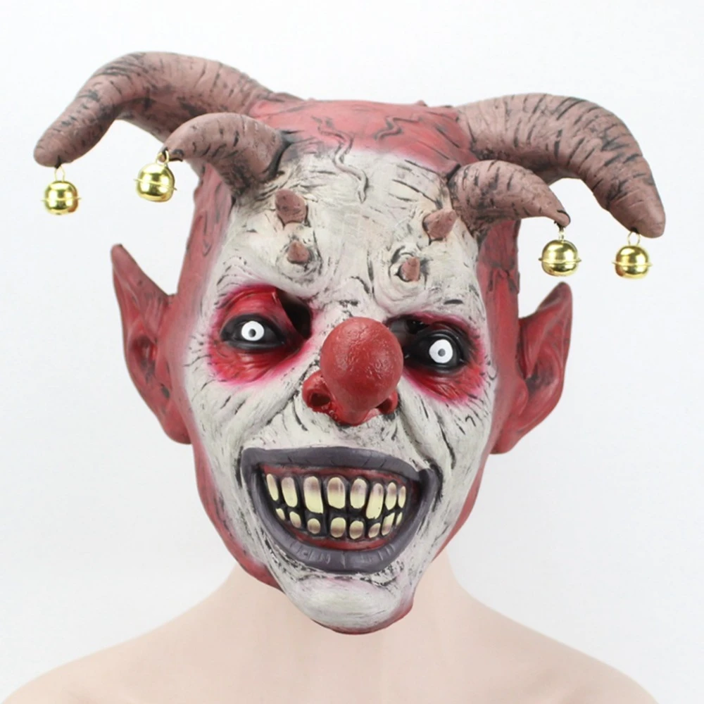 ジングル Jangle ピエロホラーラテックスハロウィン怖いヘッド配送テロリストベルピエロマスクハロウィンパーティー ボーイズコスチュームアクセサリー Aliexpress