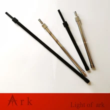 DIY M10 H50CM черный телескопической трубкой телескопический шест хромистый сплав полые трубы ретродержатель лампы потолочный светильник с розами аксессуары