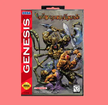 

Weaponlord 16 Bit MD Game card with Retail Box For Sega Genesis & Mega Drive