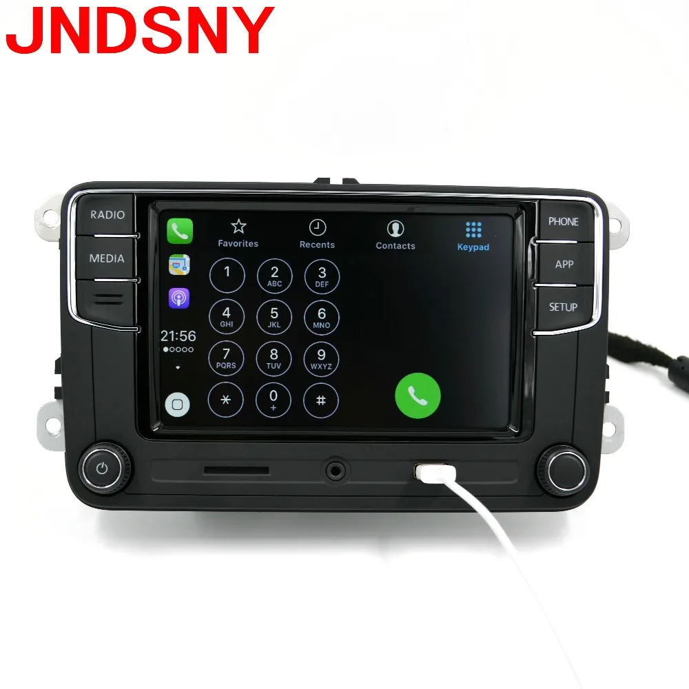 JNDSNY CarPlay Noname RCD330 RCD330G плюс CarPlay автомобиль MIB радио для VWGolf 5 6 Jetta CC Tiguan Passat B6 B7 Polo 6RD 035 187B