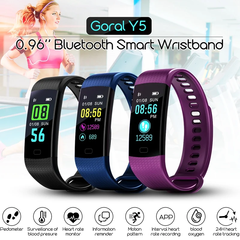 

Smart Watch LCD Electronic Watch Activity Fitness Tracker Blood Pressure Heart Rate Bluetooth Bracelet Pedometer Watch For Boys