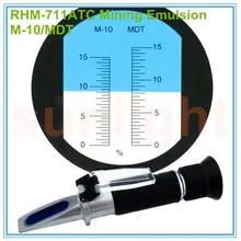 6 шт./партия RHM-711ATC M-10/MDT минеральный эмульсионный рефрактометр с пластиковой розничной коробкой и отслеживаемой службой доставки