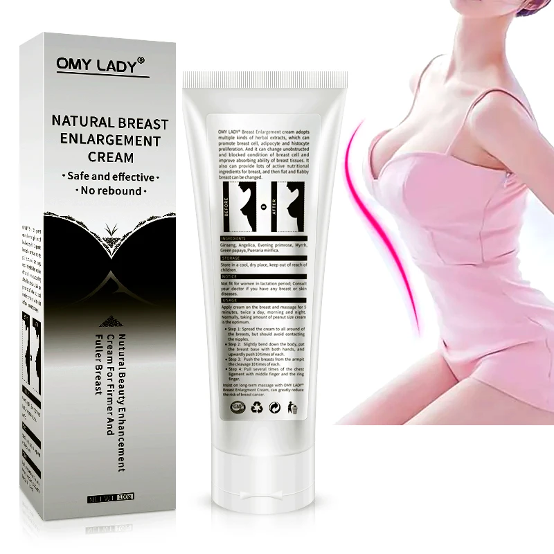 OMY LADY Body Care Cream Best Up Size Bust Care Breast Enhancement Cream Breast Lift Firming Massage Promote Female Hormones