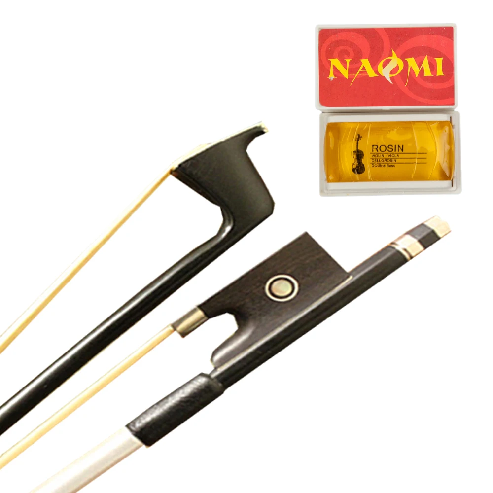 4/4 Carbon Fiber Violin Bow Graphite Black Bow 4/4 Acoustic Violin Bow