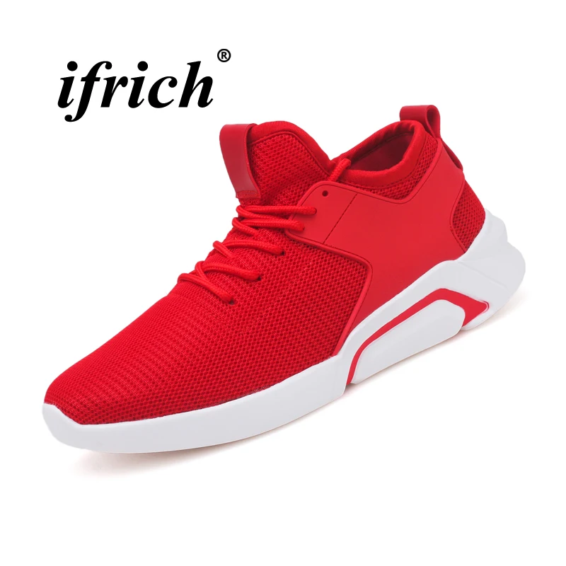

Man Running Shoes Black Red Trainers Spring Summer Brand Sport Footwear Men Breathable Rubber Bottom Athletic Sneakers Male