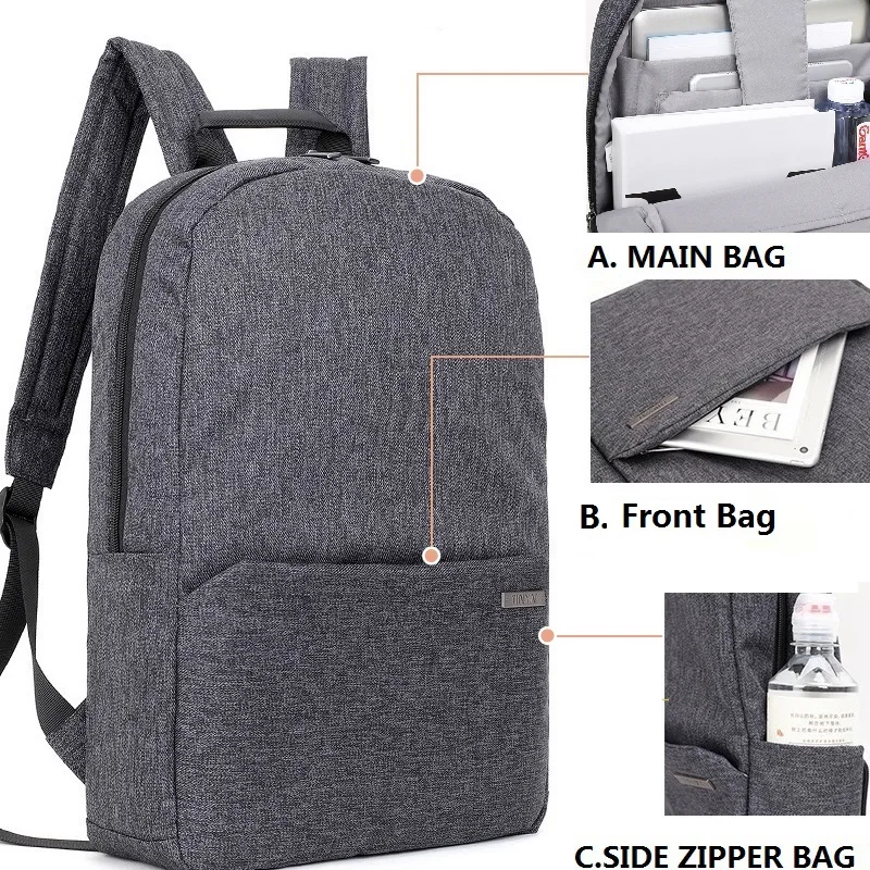TINYAT hombres Mochila para portátil 15 ''Computer Mochila Escloar de escuela Mochila bolsa para Adolescente de hombro de lona Mochila TINYAT hombres Mochila para portátil 15 ''Computer Mochila Escloar de escuela Mochila bolsa para Adolescente de hombro de lona Mochila