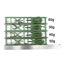 Практичный 30 г, 40 г, 50 г, 60 г Карп Фидер для сома рыболовные аксессуары рыболовная клетка для приманки рыболовный крючок