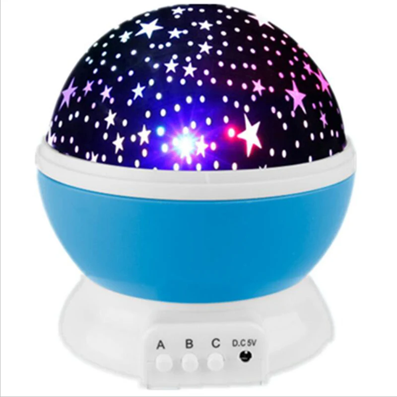 Night Light Stars Starry Sky LED Night Light Projector Moon Lamp Battery USB Kids Gifts Children Bedroom Lamp Projection Lamp (4)