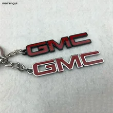 Модный автомобильный модифицированный брелок с 3D буквенным логотипом для GMC Savana, Sierra YUKON, мужская сумка, подвески, кольца подвески, аксессуары