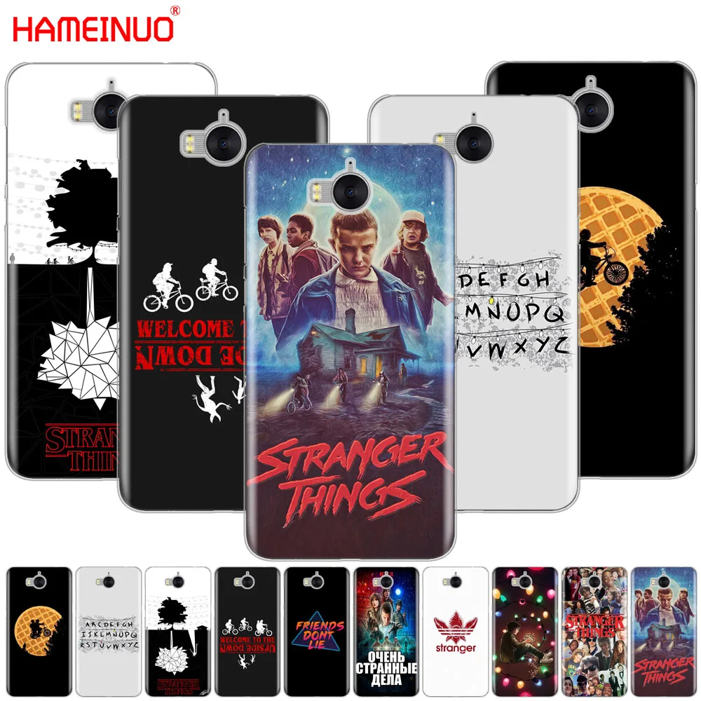 

HAMEINUO stranger things cell phone Cover Case for huawei honor 3C 4A 4X 4C 5X 6 7 8 Y6 Y5 2 II Y560 Y7 2017