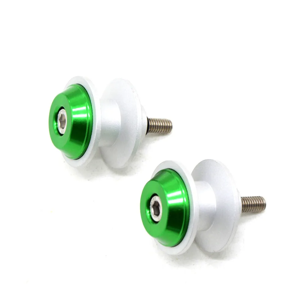 

For YAMAHA MT-09 MT-07 MT-01 T-Max 500 T-Max500 TMax 530 TMax530 Motorcycle Parts green Swingarm Spools slider  stand screws