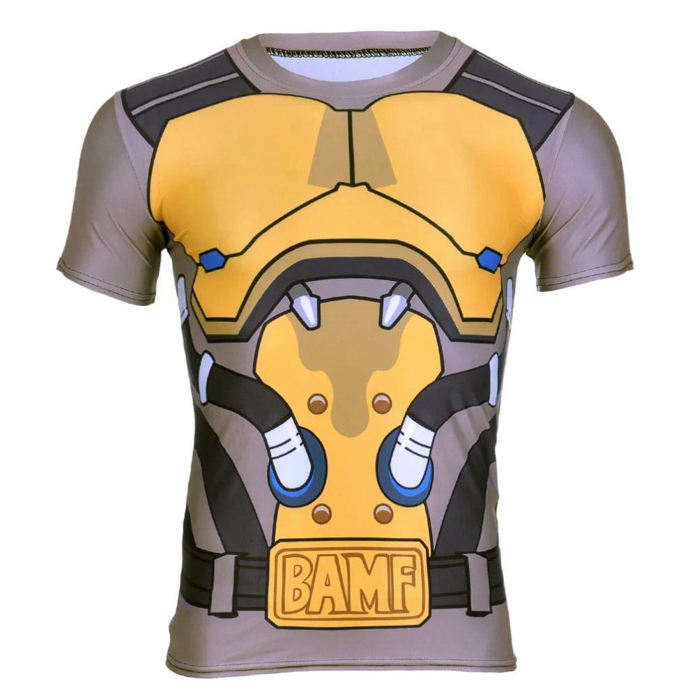 

COOL Game 3d tee shirt OW watchman pioneer MCCREE 3d printing tee shirt cosplay show t shirt MCCREE TEE SHRITS ac365