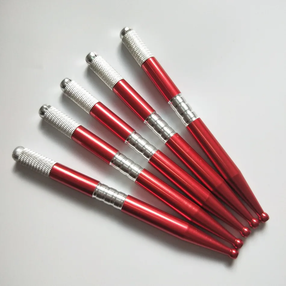 

5 pcs Eyebrow Manual Tattoo Pen Permanent Makeup Machine Microblading Pen Eyebrow Tatoo Tebori Tools