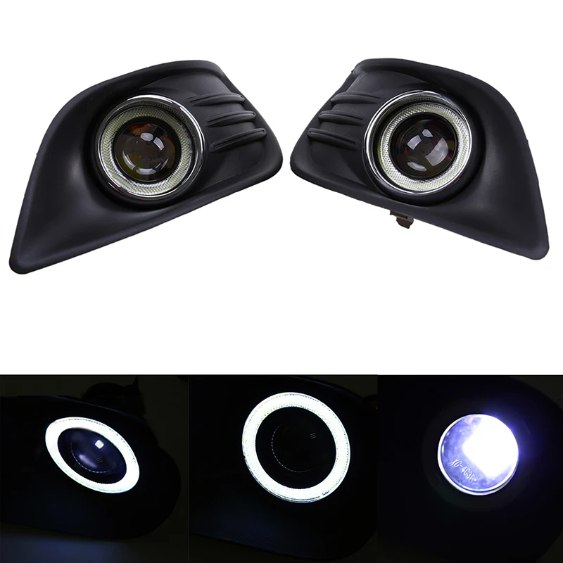 Front Fog Lamp with Grille Cover Fit for Ford Focus MK2(DA3) Turnier 2008 2010 Pre facelift Car