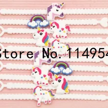 Новинка 100 шт Единорог браслет силиконовые браслеты для мужчин и женщин ювелирные изделия подарок модные аксессуары