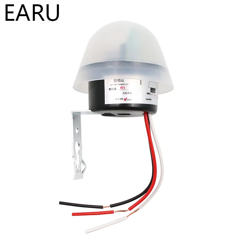  Automatic Auto On Off Photocell street Light Lamp Switch C AC 220V 50-60Hz 10A Photo Control Photos - 32868133931